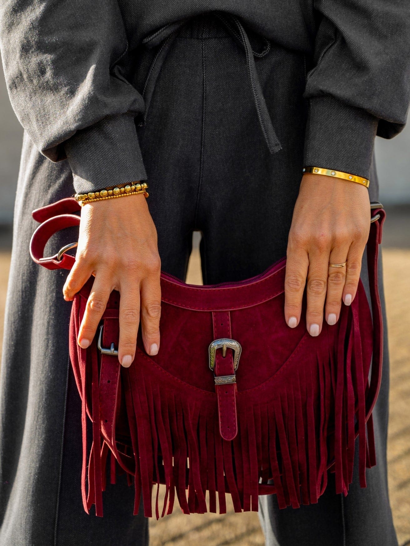 Bag Moulin | Wine Red