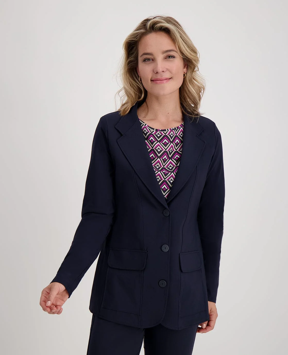 Blazer Charmante Travel | Donkerblauw - Image 4