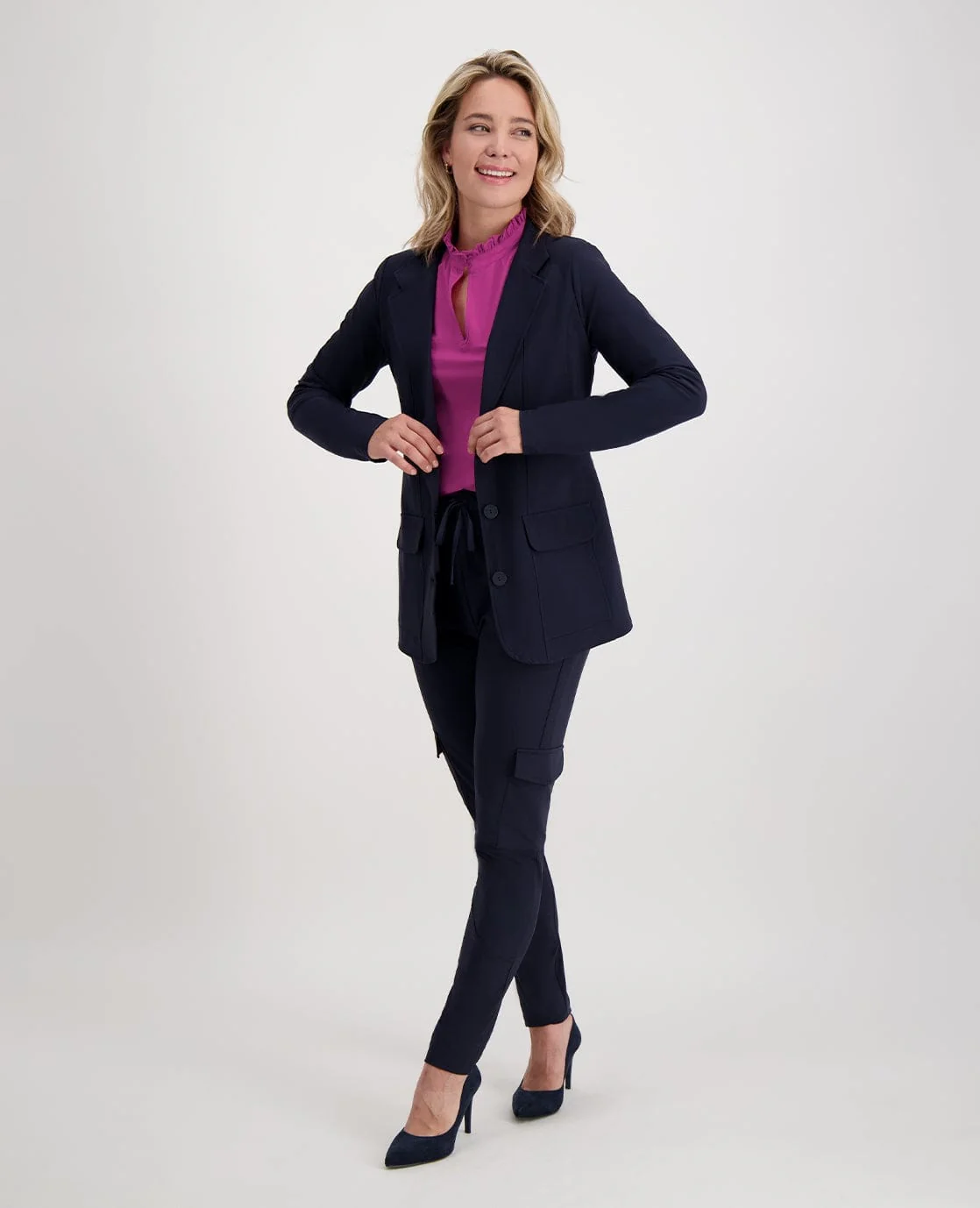 Blazer Charmante Travel | Donkerblauw - Image 6