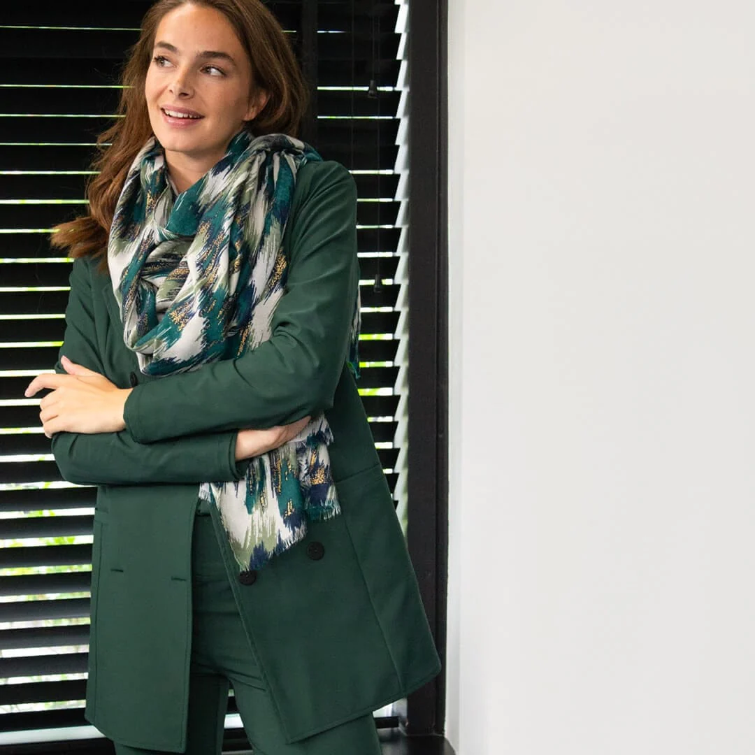 Blazer Double-Breasted Travel | Bottle Green - Image 11