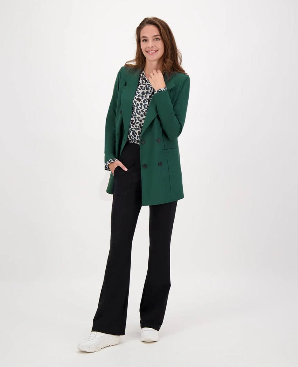 Blazer Double-Breasted Travel | Bottle Green - Image 5
