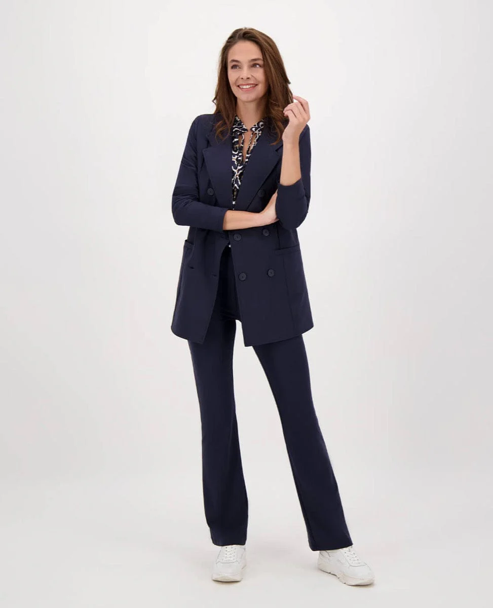 Blazer Double-Breasted Travel | Donkerblauw - Image 7