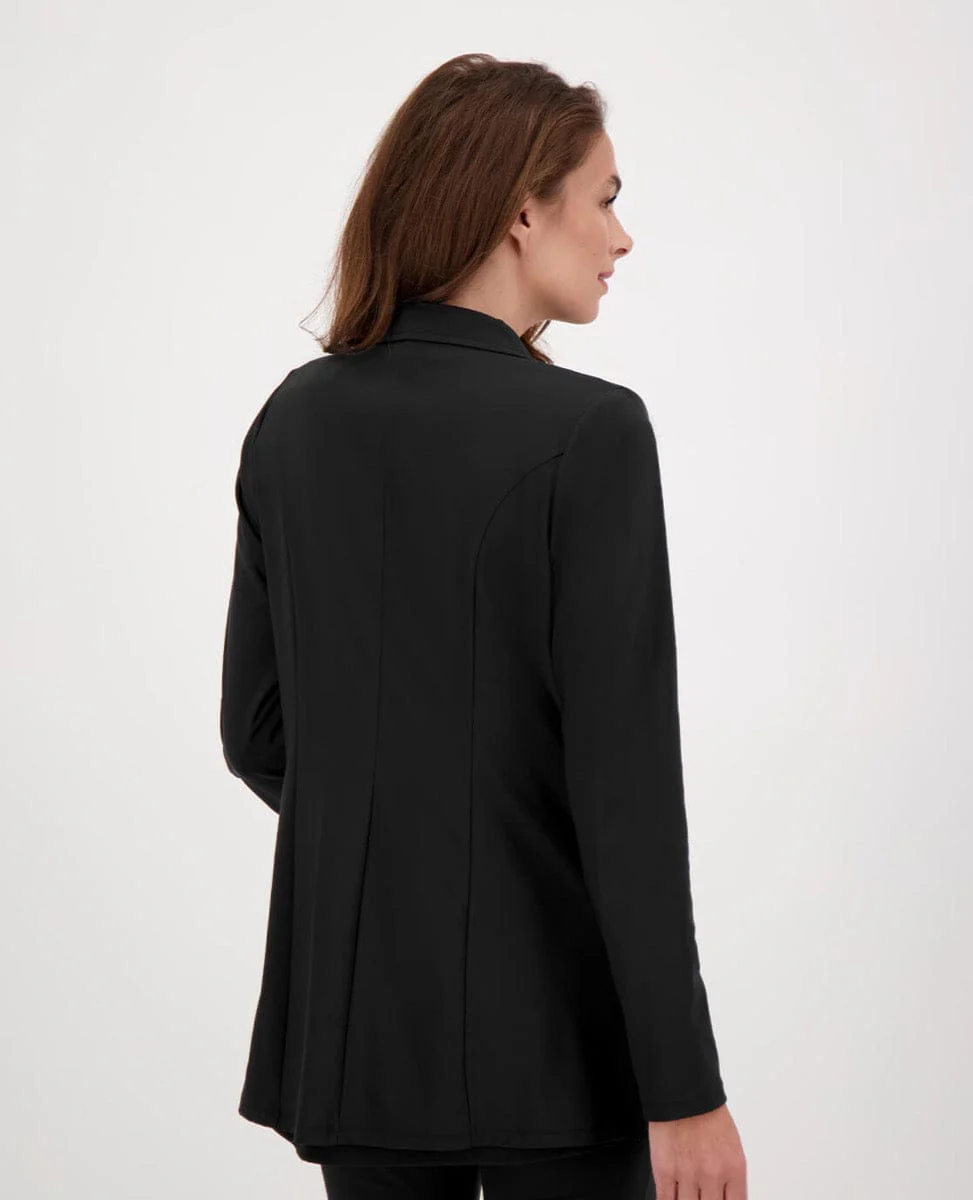 Blazer Double-Breasted Travel | Zwart - Image 4