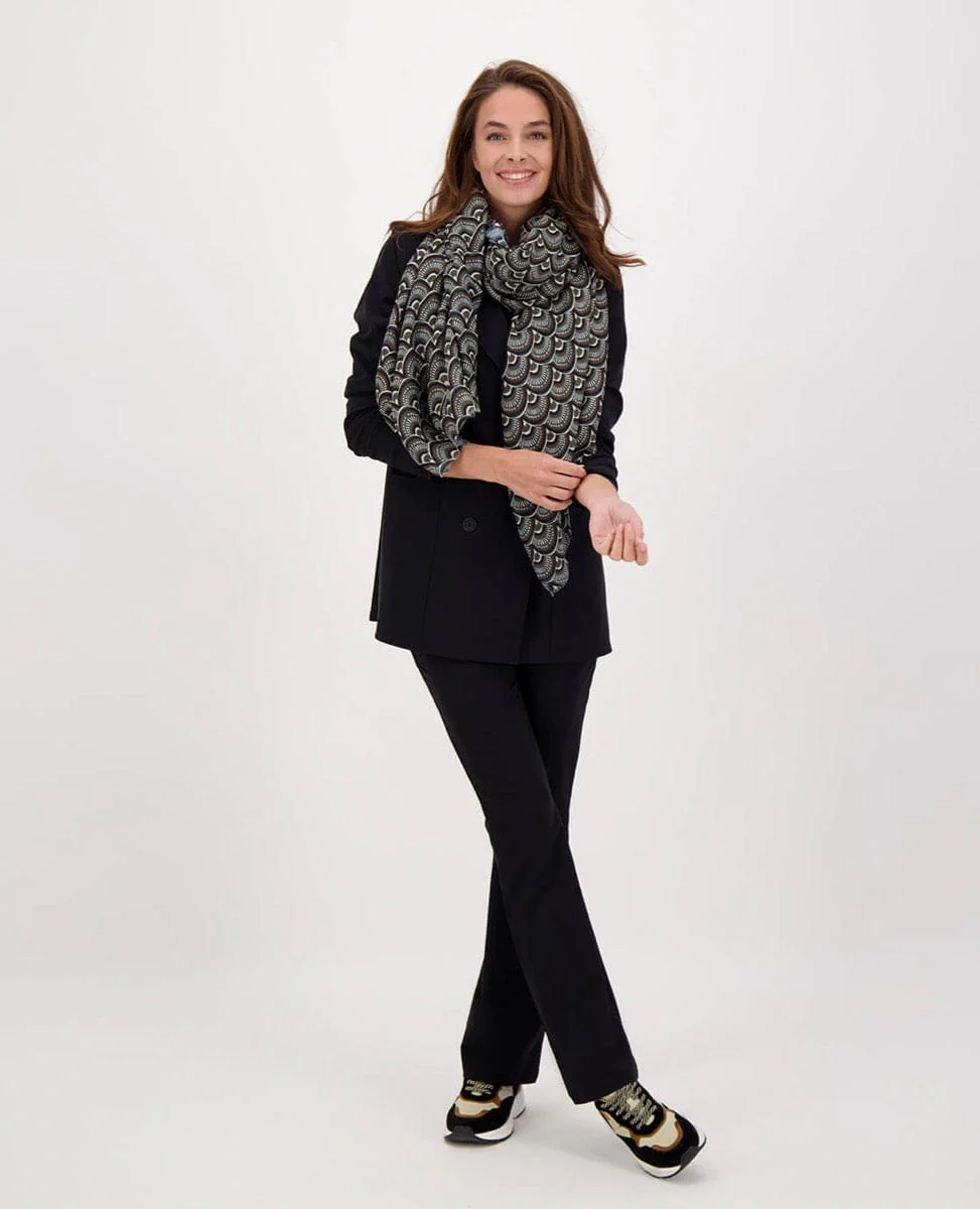 Blazer Double-Breasted Travel | Zwart - Image 5