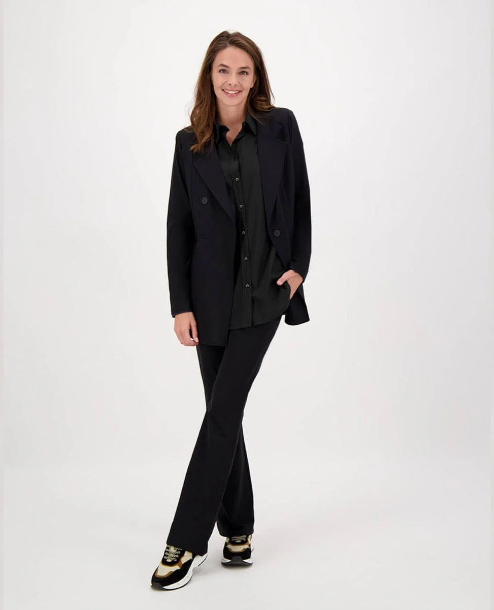 Blazer Double-Breasted Travel | Zwart - Image 6
