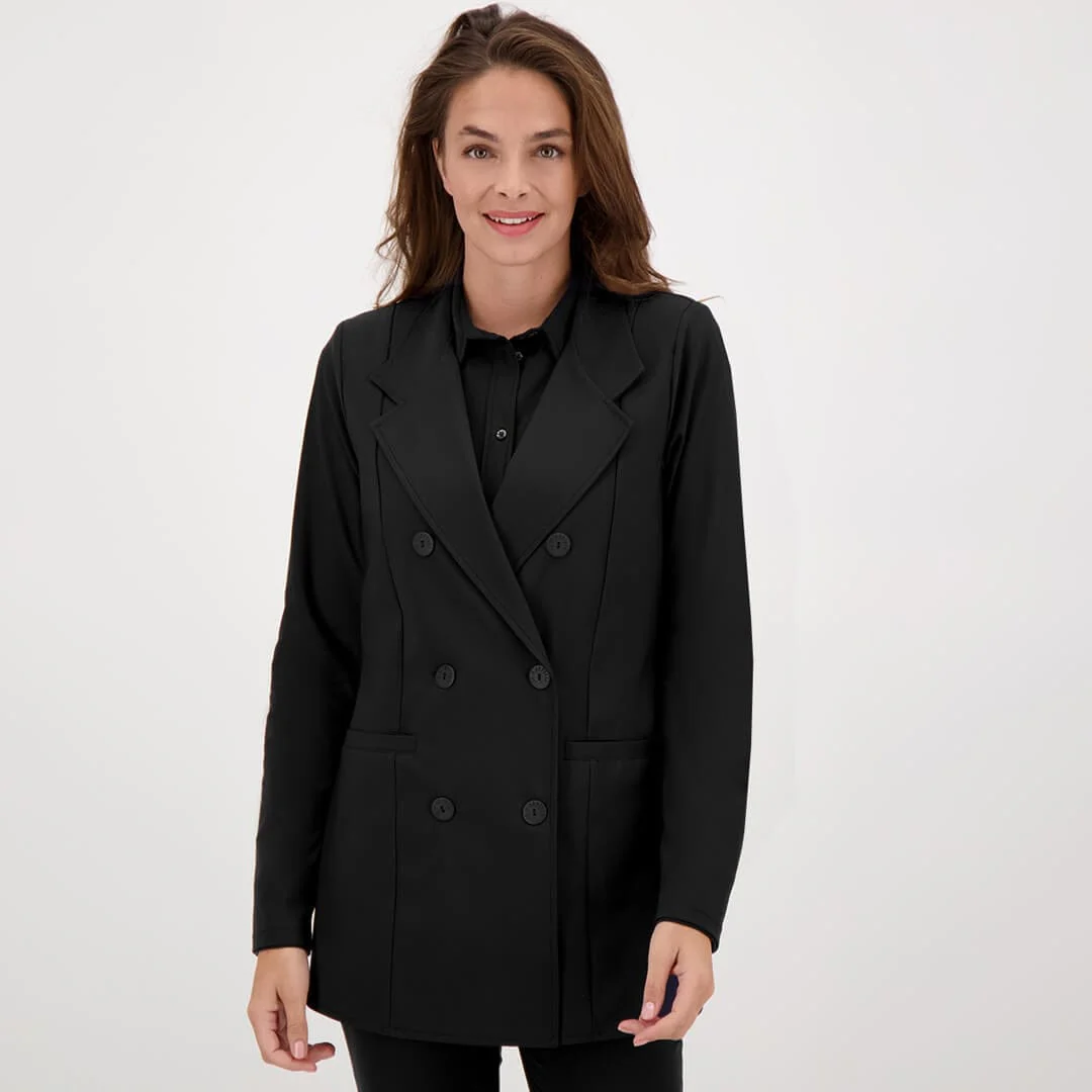 Blazer Double-Breasted Travel | Zwart - Image 7