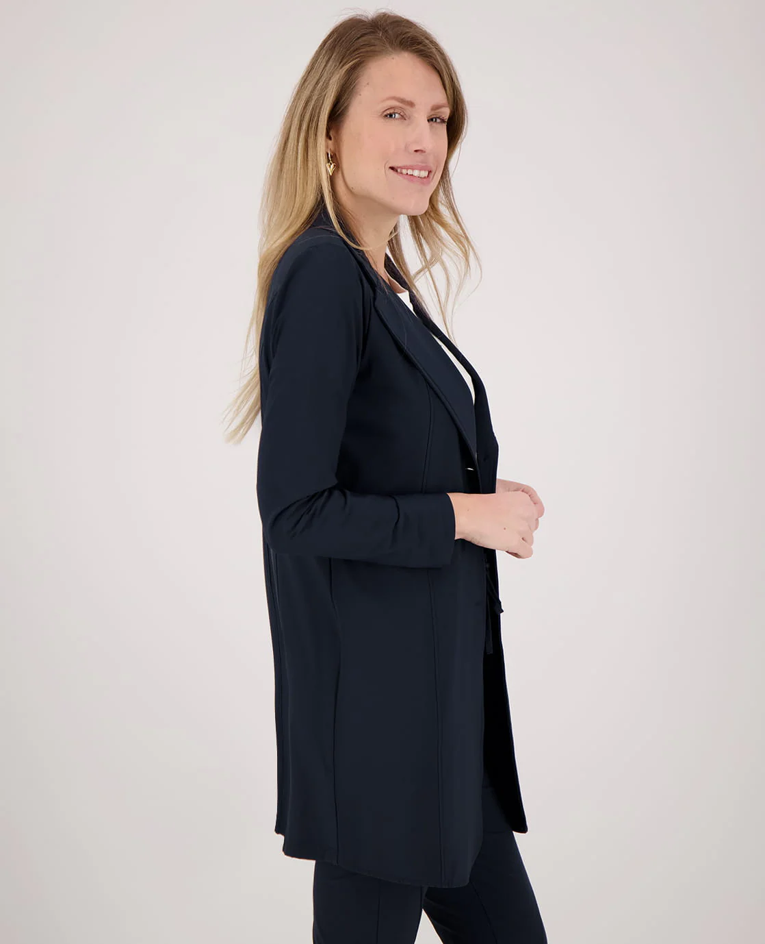 Blazer Longue Travel | Donkerblauw - Image 4
