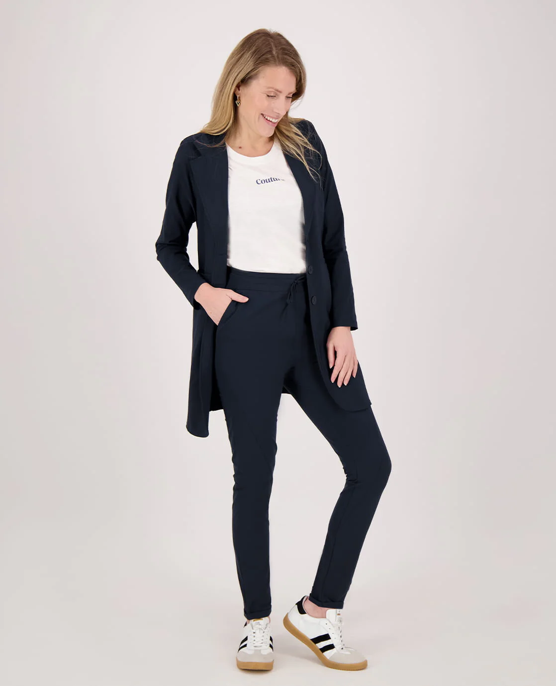 Blazer Longue Travel | Donkerblauw - Image 8
