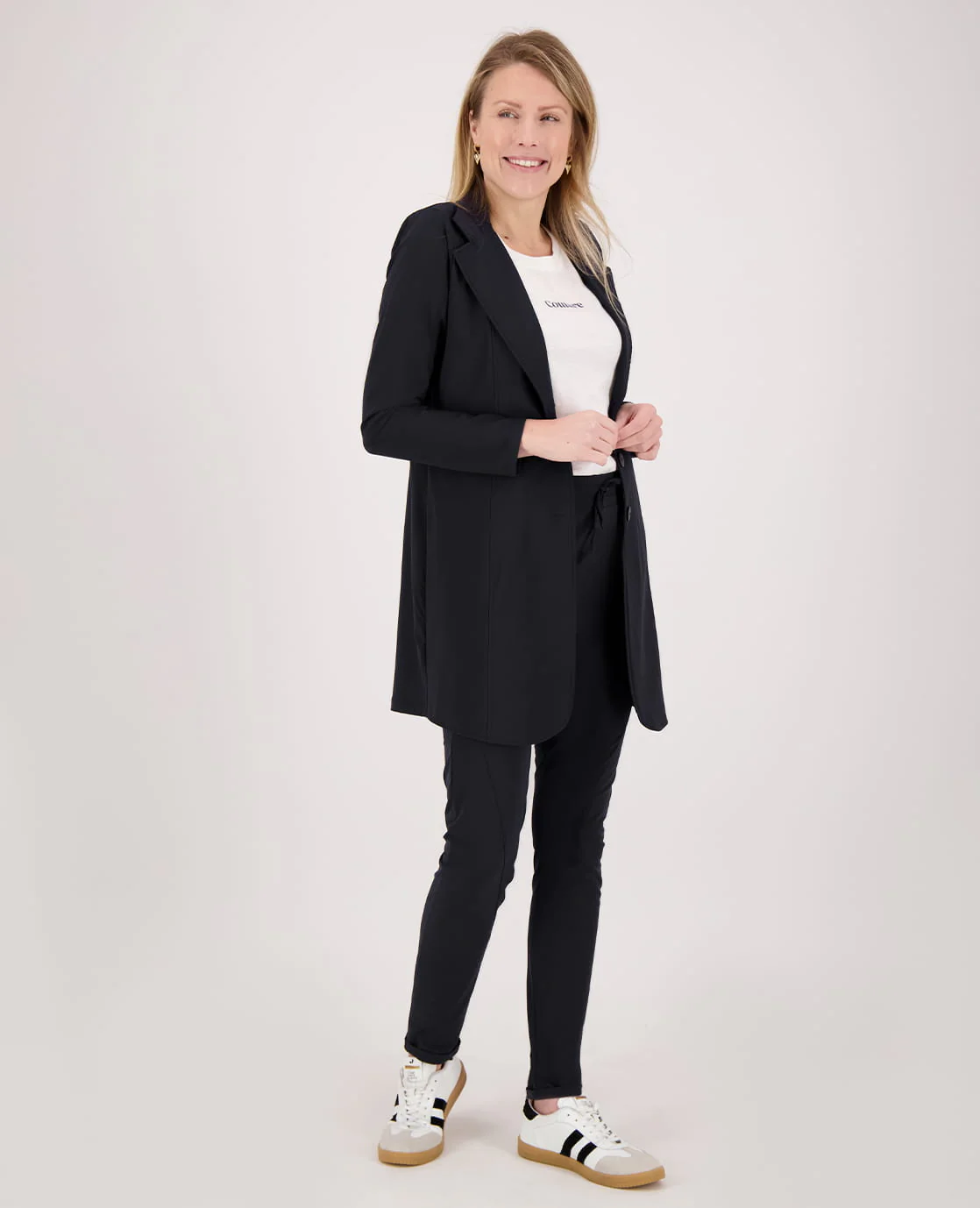 Blazer Longue Travel | Zwart - Image 5