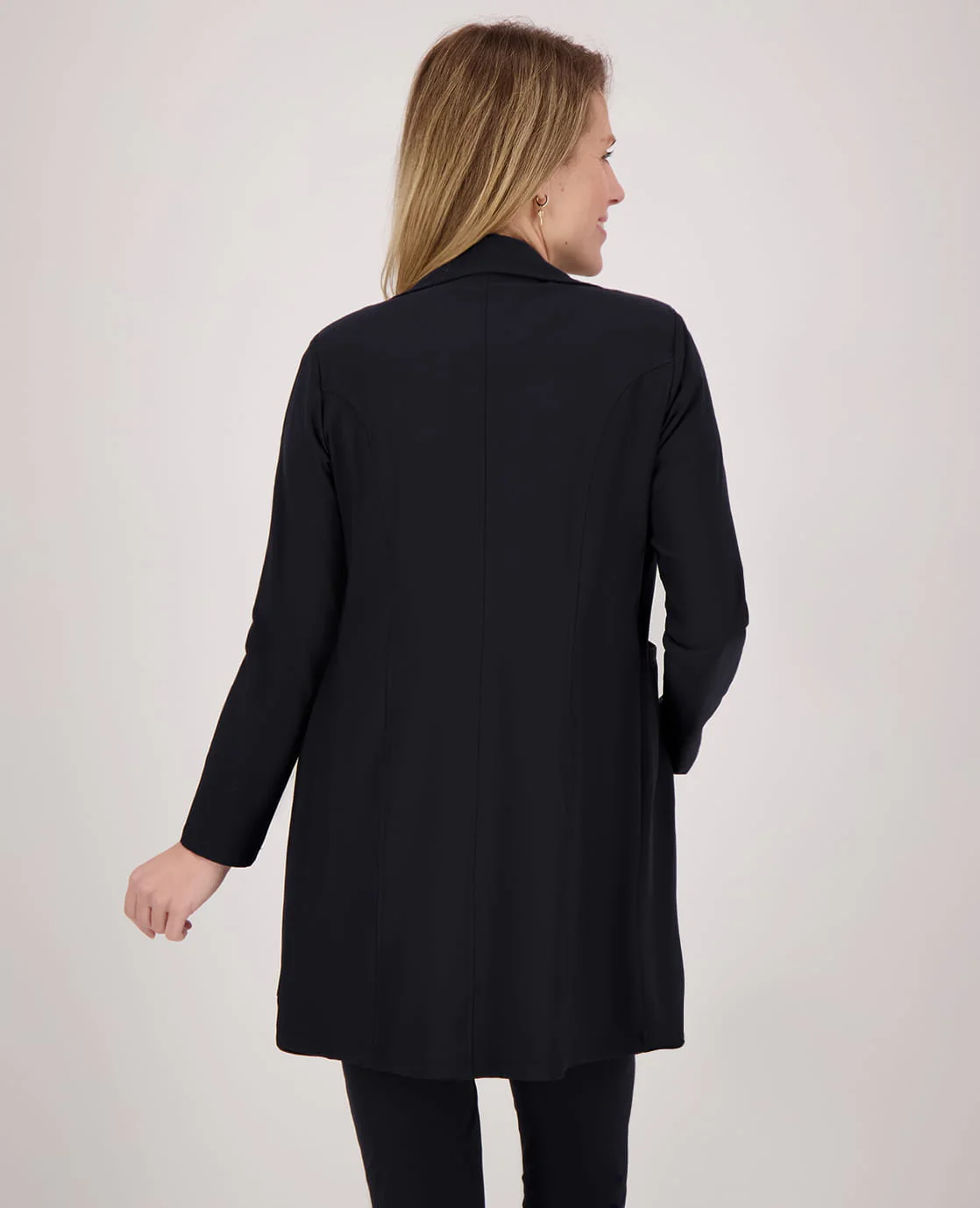 Blazer Longue Travel | Zwart - Image 6