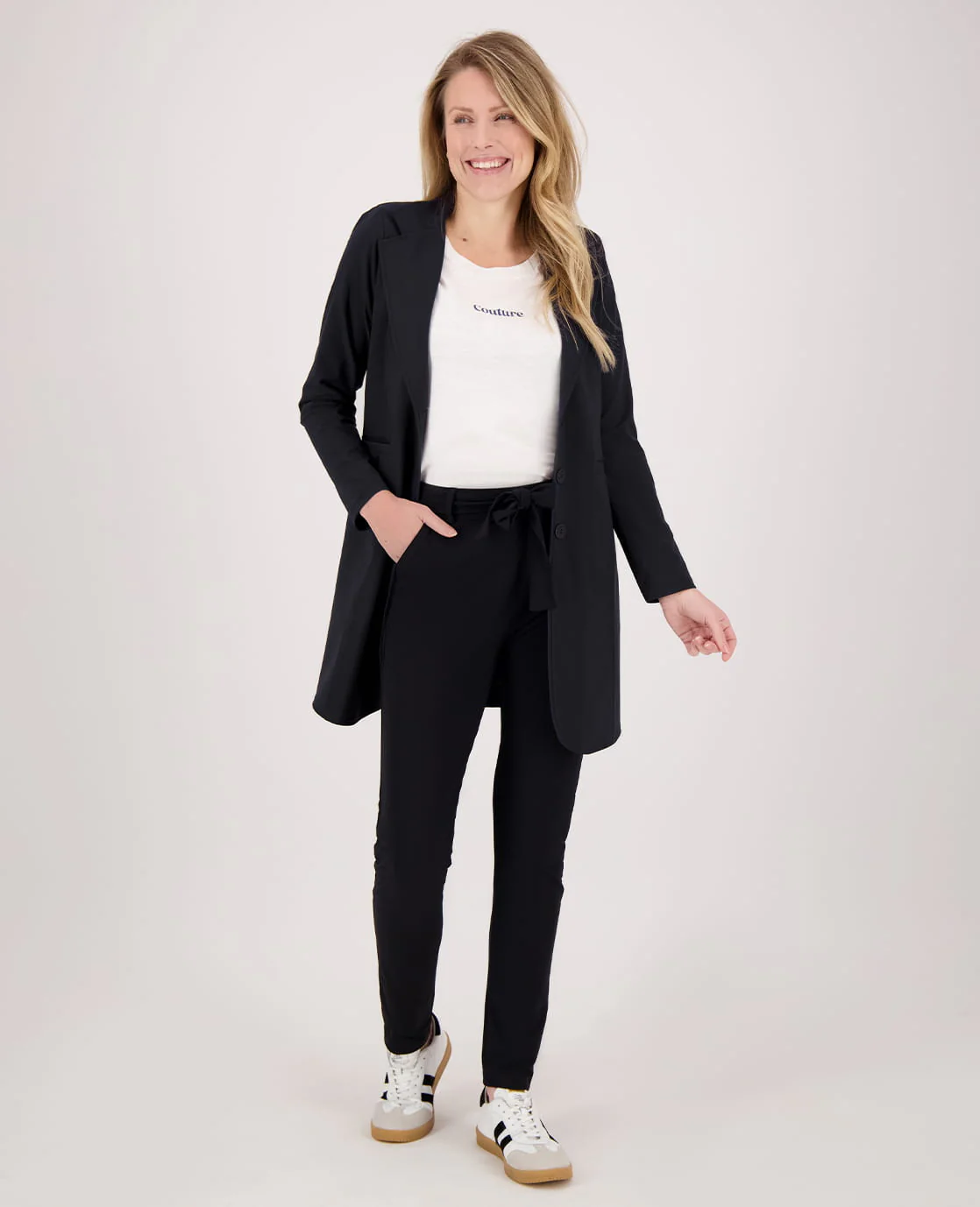 Blazer Longue Travel | Zwart - Image 7