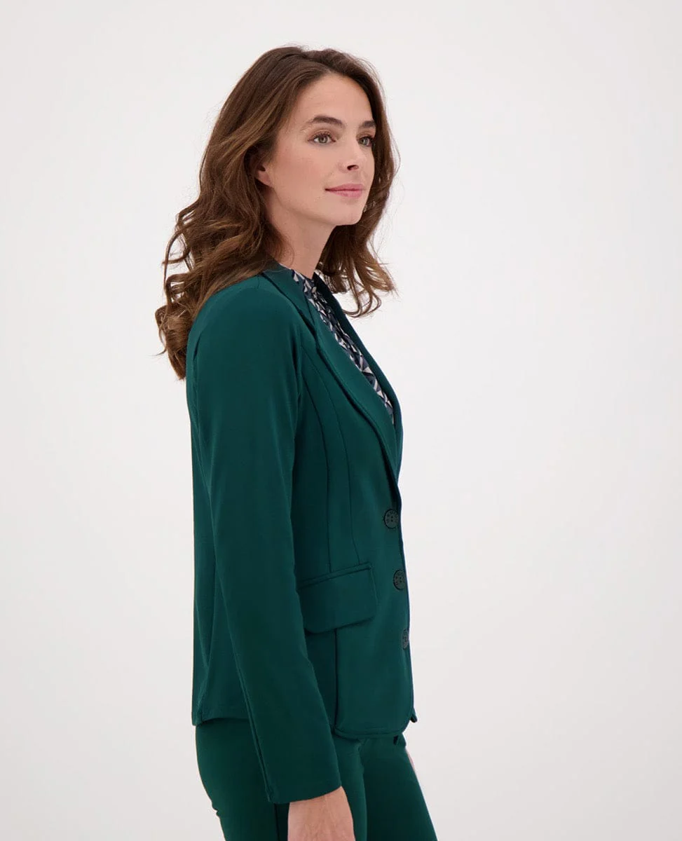 Blazer Regular Travel Brushed | Winter Green - Image 3