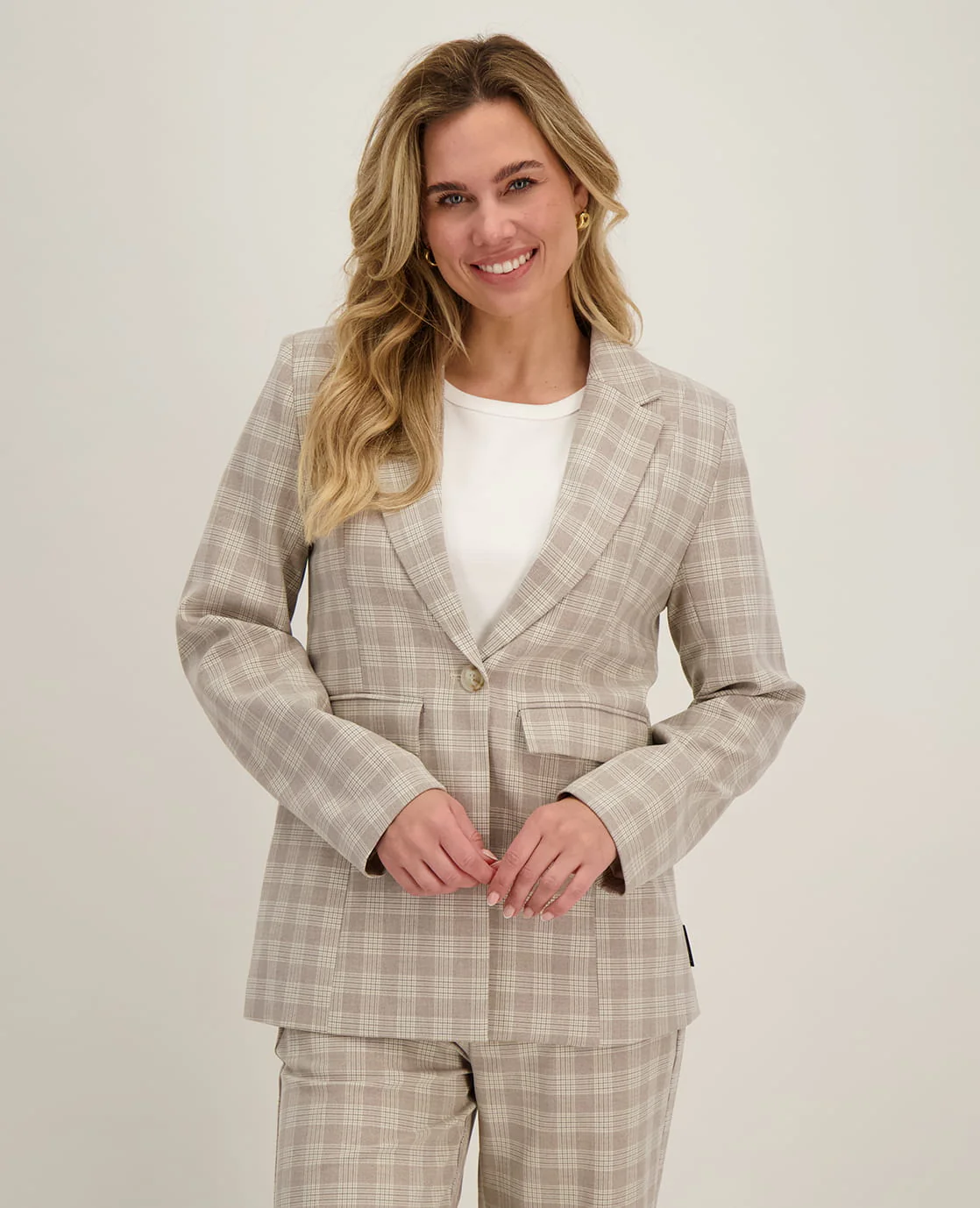 Blazer Straight | Multicolor Dark Greige - Image 4