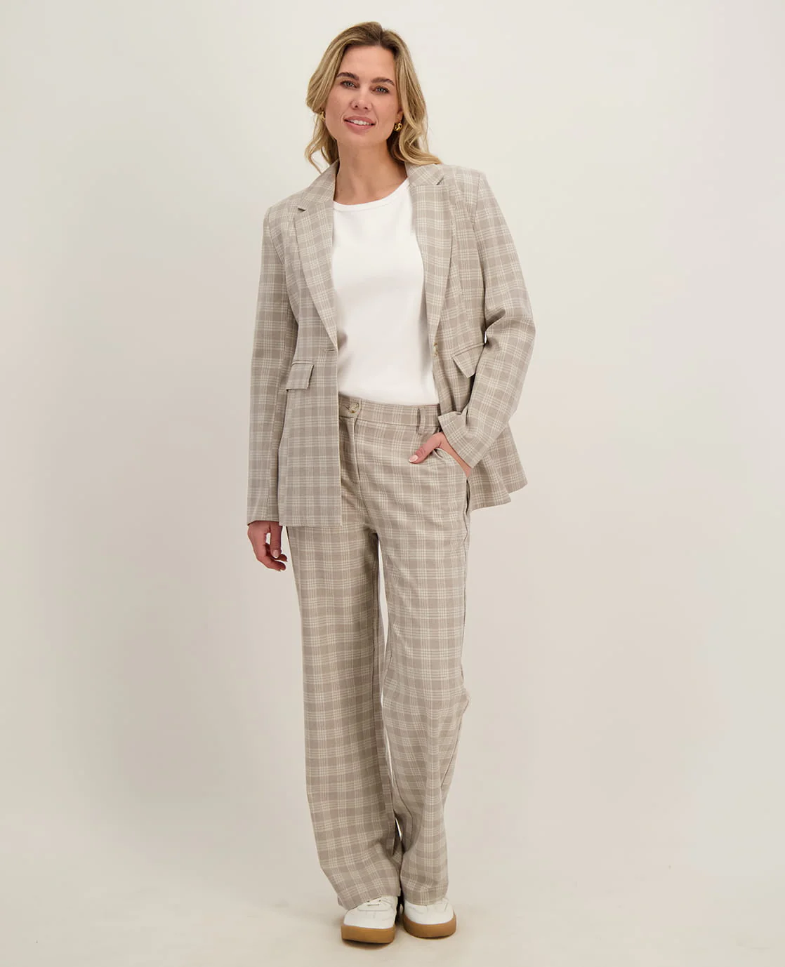 Blazer Straight | Multicolor Dark Greige - Image 8