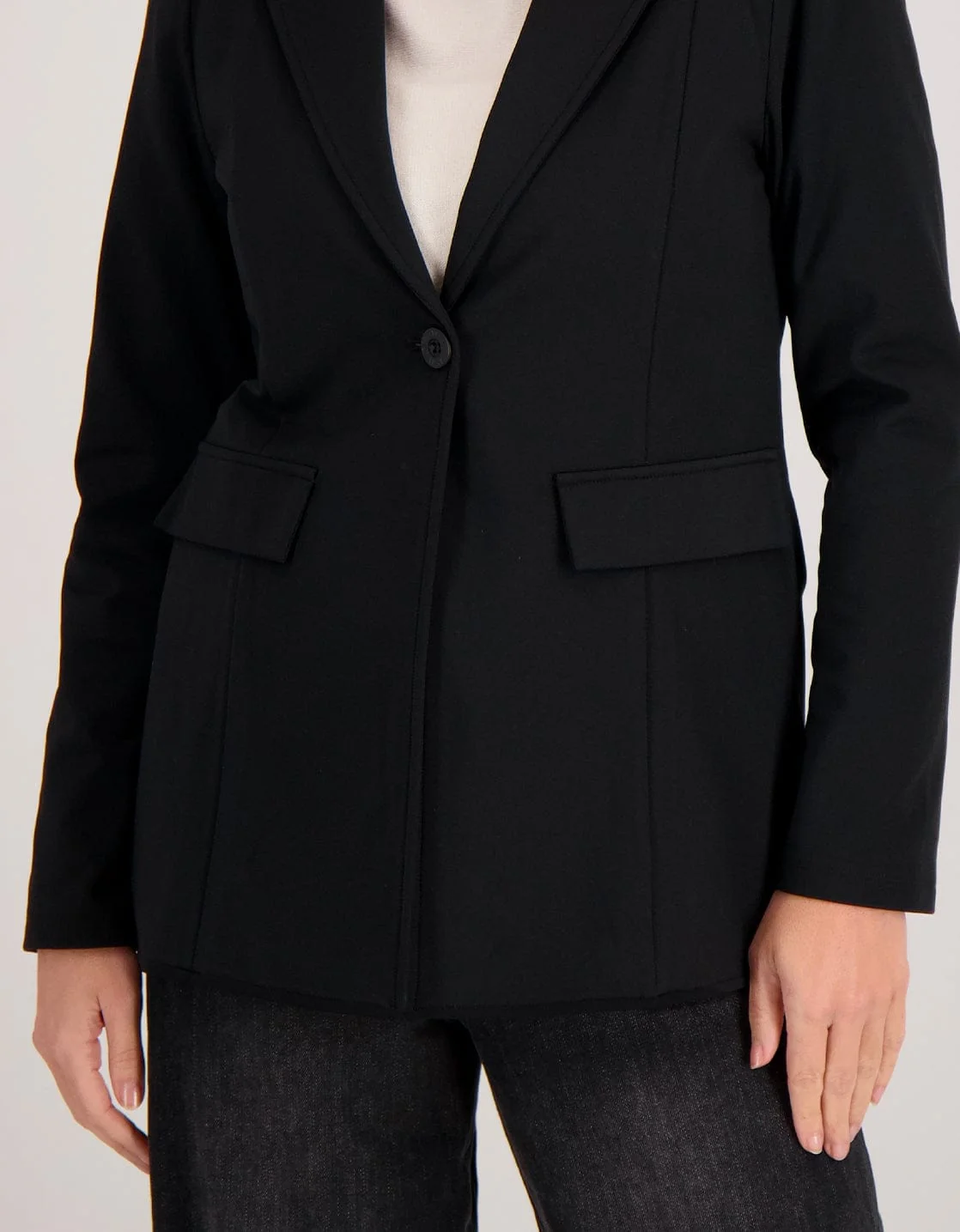 Blazer Straight Travel Brushed | Zwart - Image 6