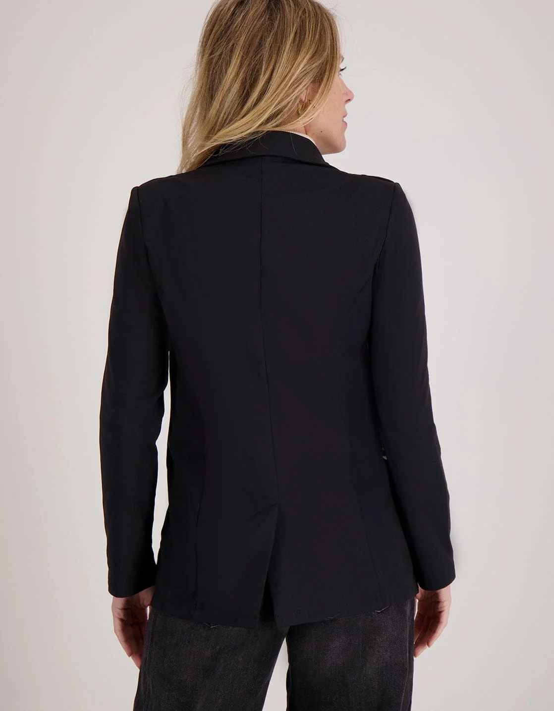 Blazer Straight Travel Brushed | Zwart - Image 7
