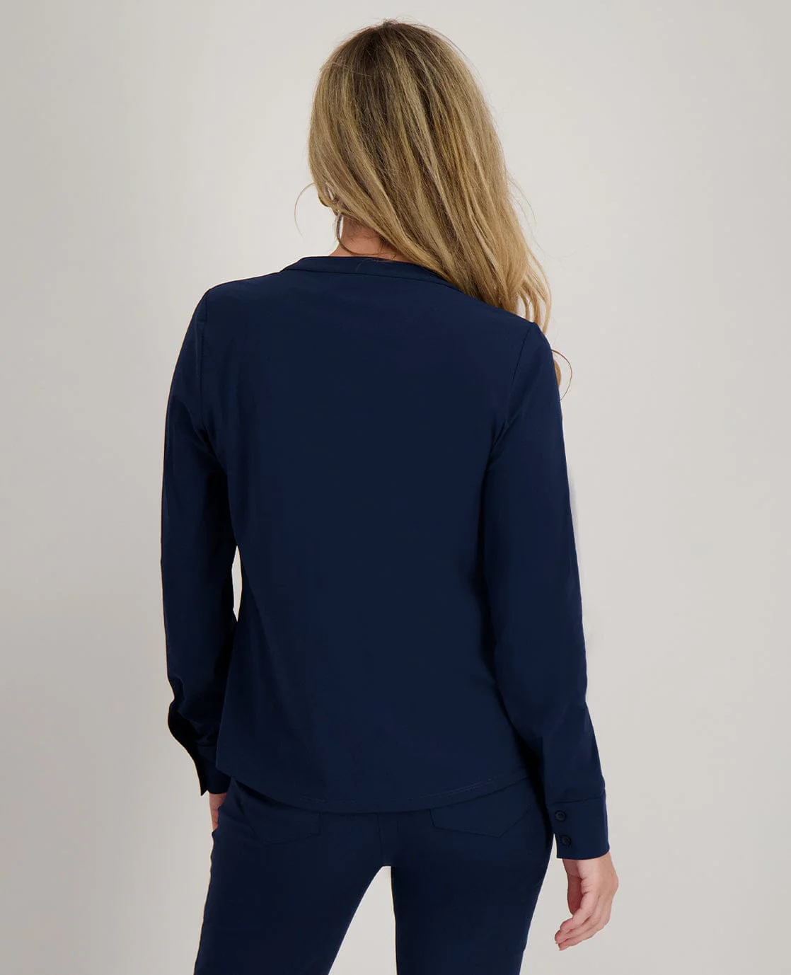 Blouse Evelien Travel + | Indigo Blue - Image 6
