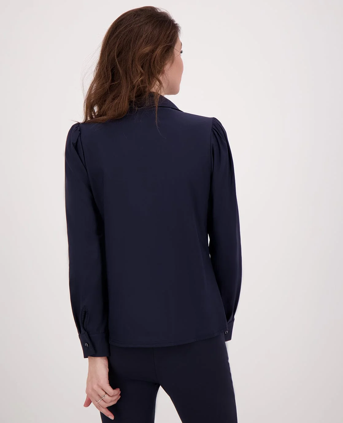 Blouse Joëlle Travel | Donkerblauw - Image 5
