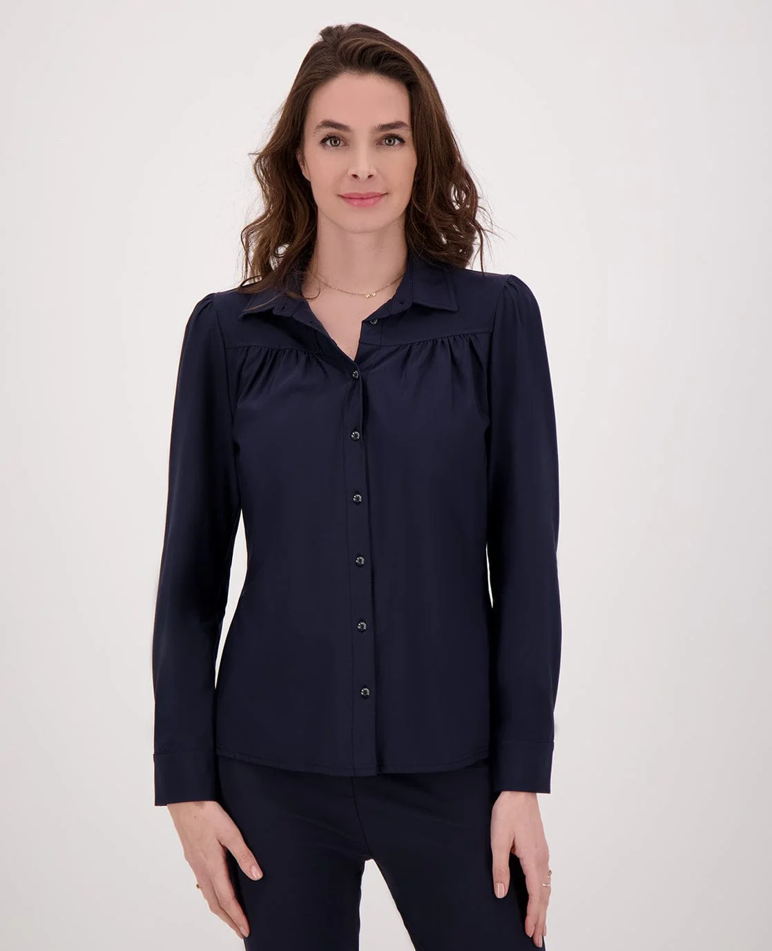 Blouse Joëlle Travel | Donkerblauw - Image 6