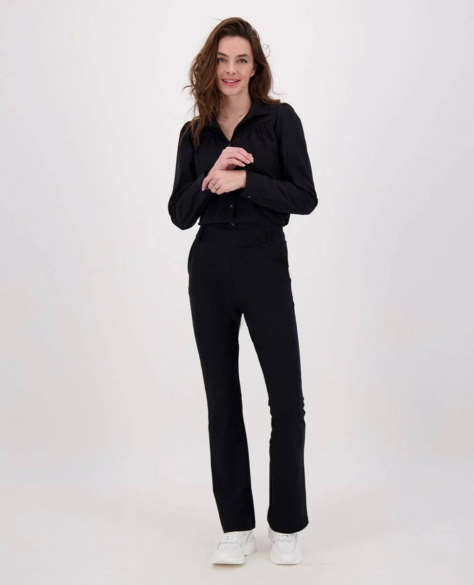 Blouse Joëlle Travel | Zwart - Image 3