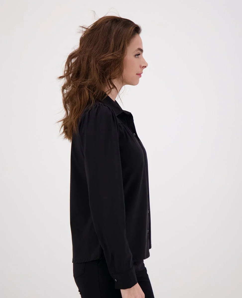 Blouse Joëlle Travel | Zwart - Image 5