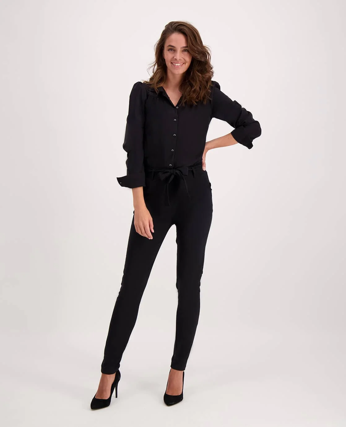 Blouse Joëlle Travel | Zwart - Image 8