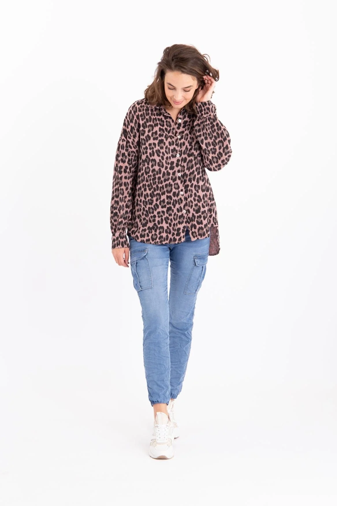 Blouse Joyeux Panthère | Pink - Image 4