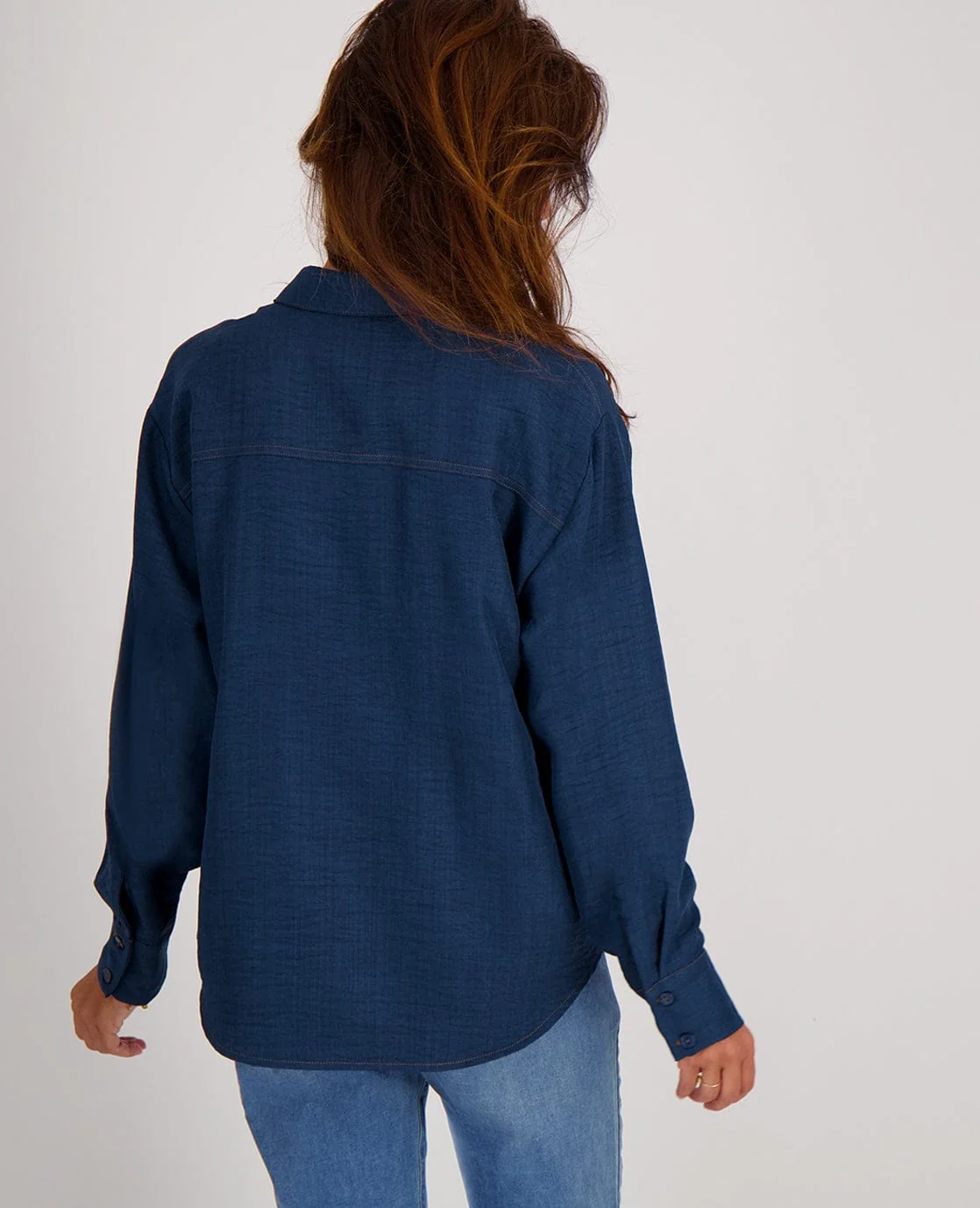 Blouse Olivia | Midnight Denim - Image 6