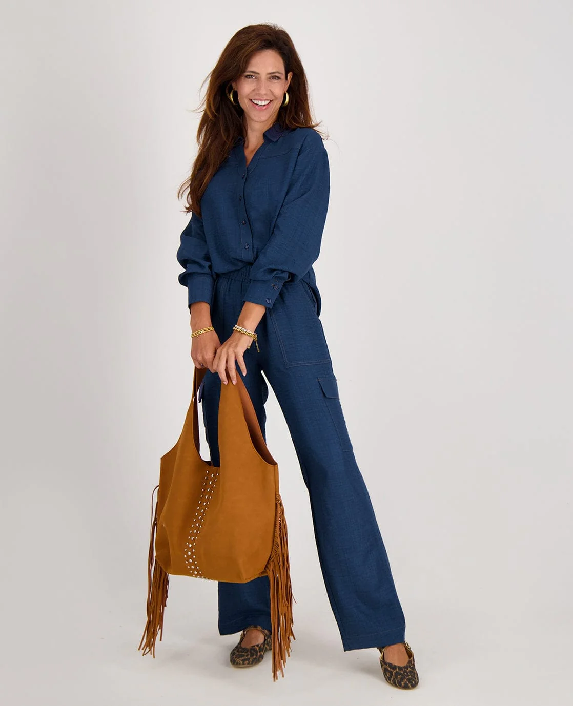 Blouse Olivia | Midnight Denim - Image 7
