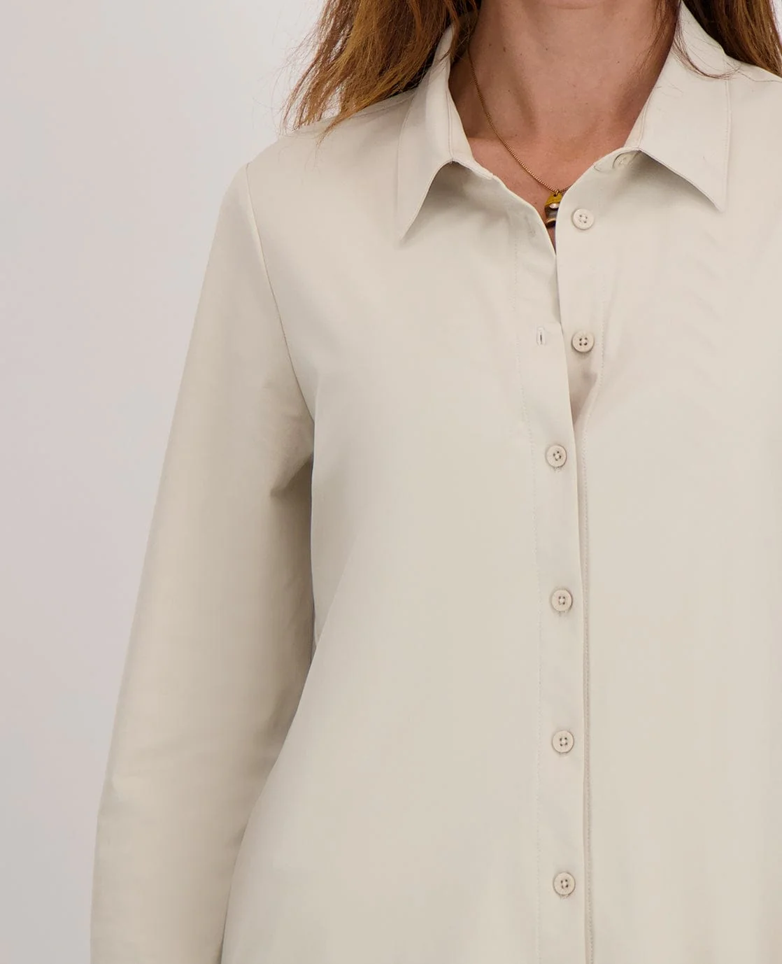 Blouse Perfecte Travel | Dark Greige - Image 3