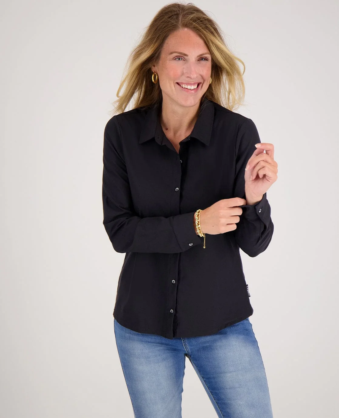 Blouse Perfecte Travel | Zwart - Image 5