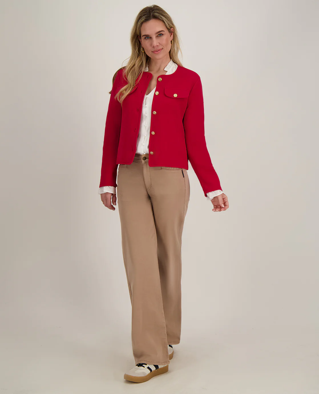 Blouse Ruffle | Off White - Image 10