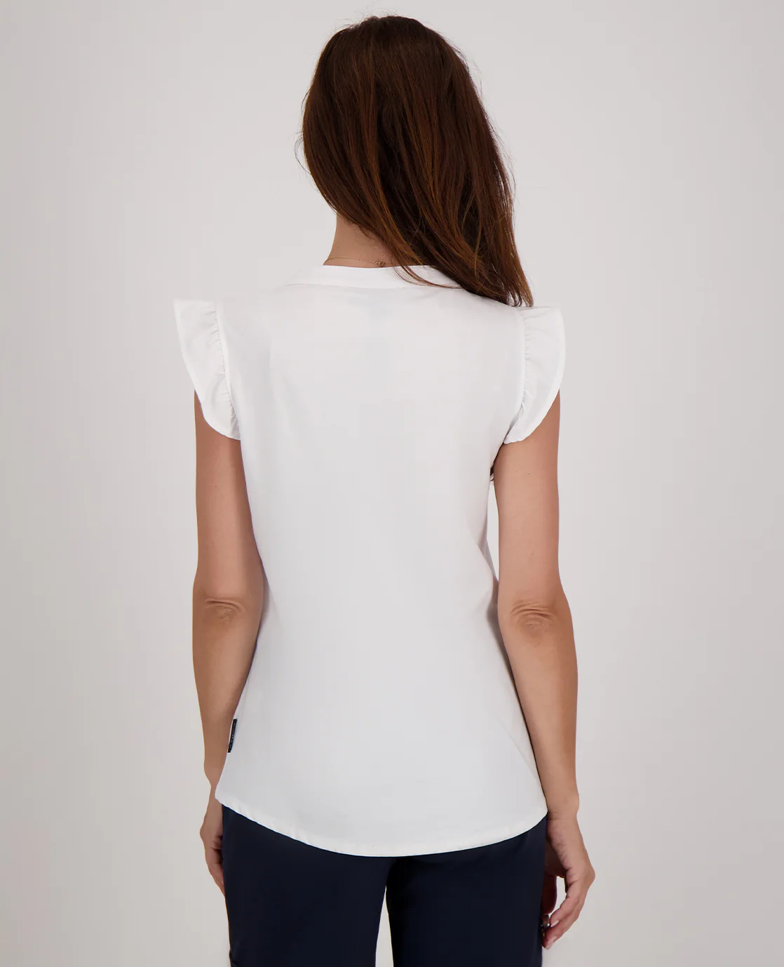 Blouse Ruffle Travel | Wit - Image 5