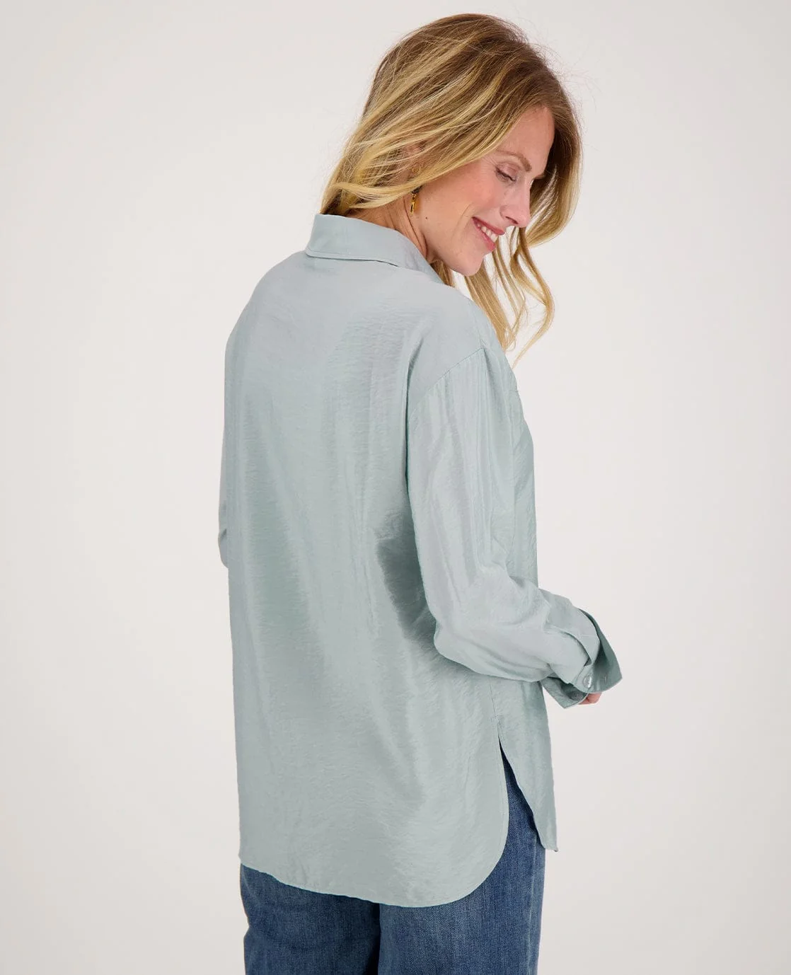 Blouse Sam | Soft Grey - Image 6