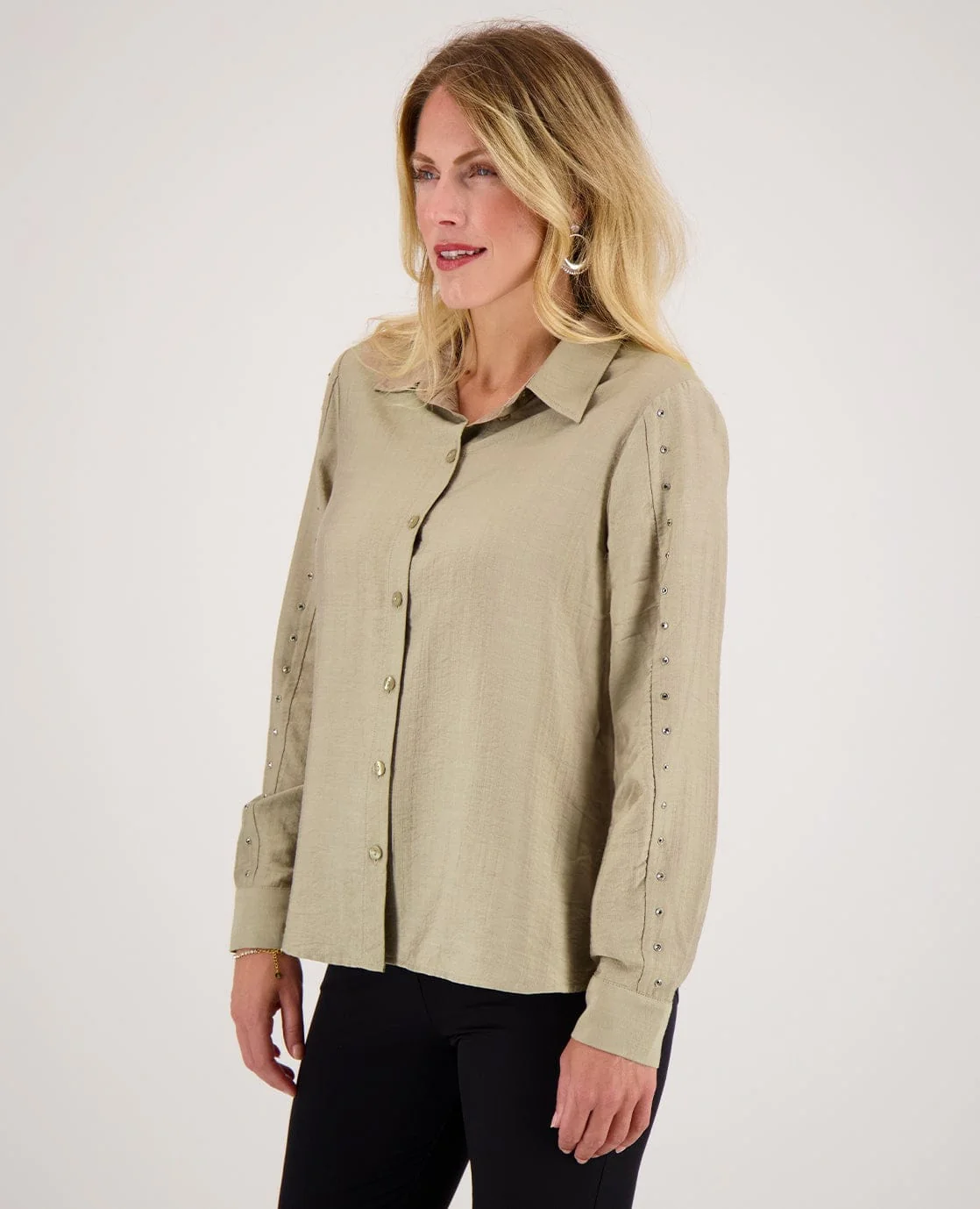 Blouse Saron | Khaki - Image 5