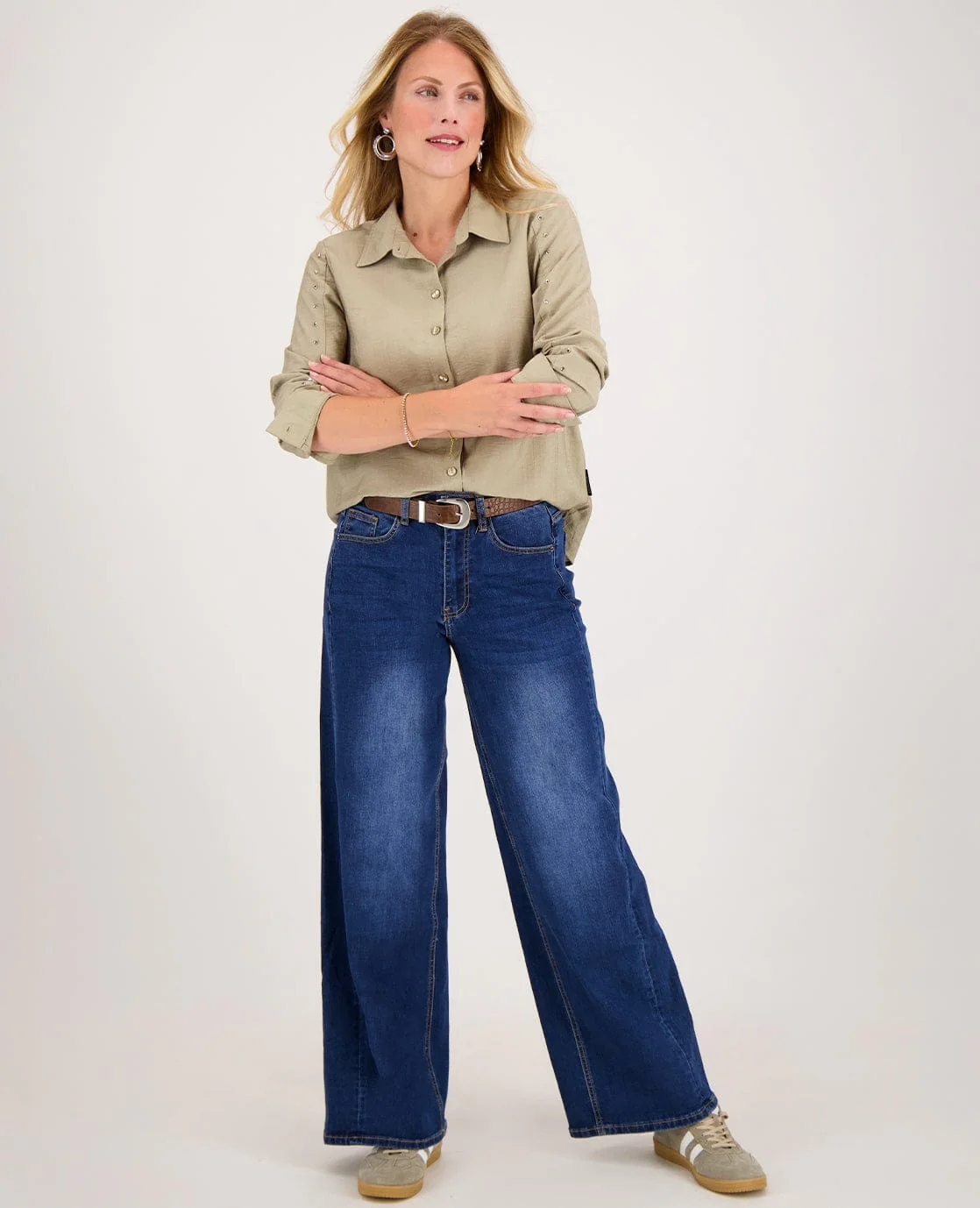 Blouse Saron | Khaki - Image 7