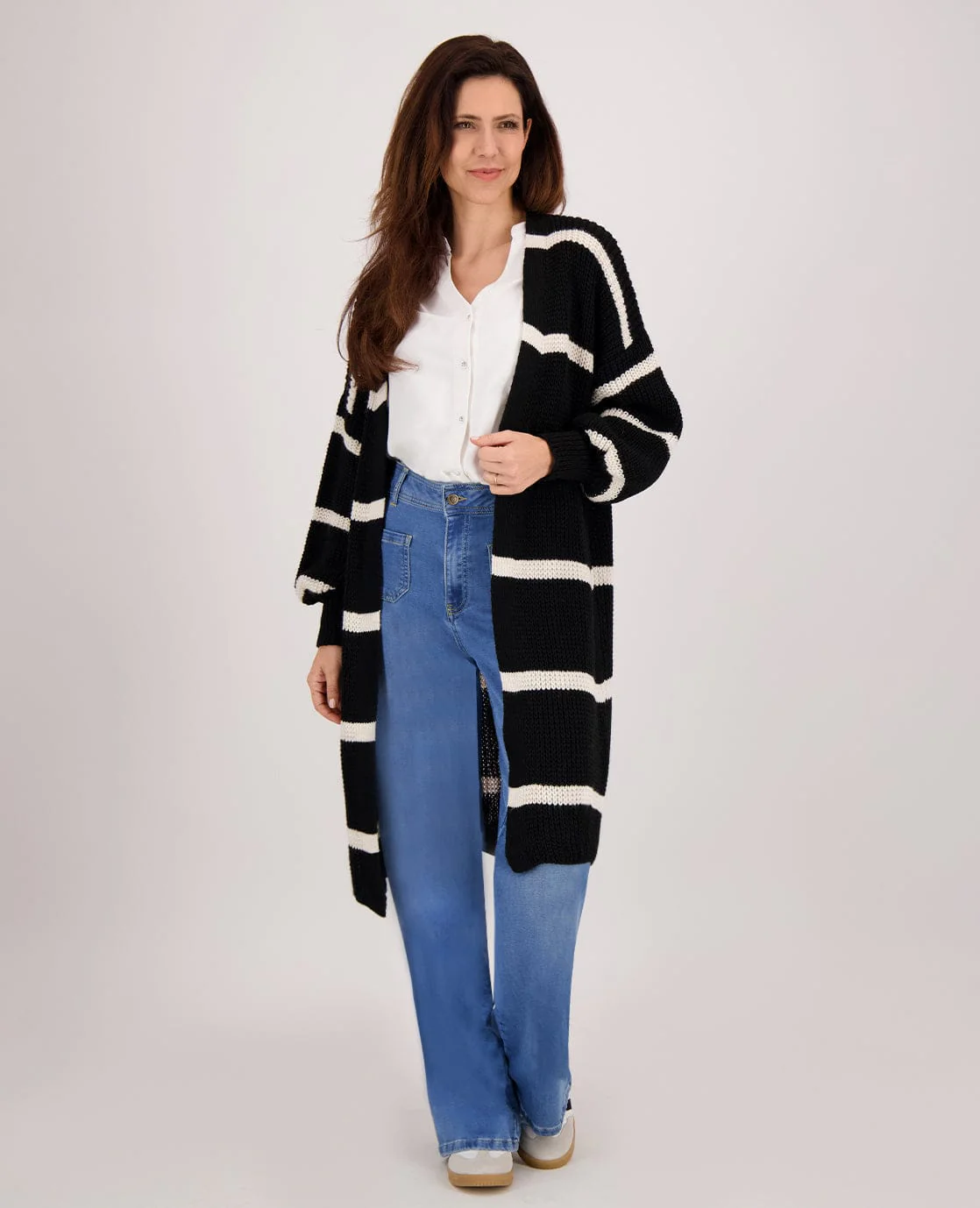 Blouse Serena Travel | Porselein wit - Image 10