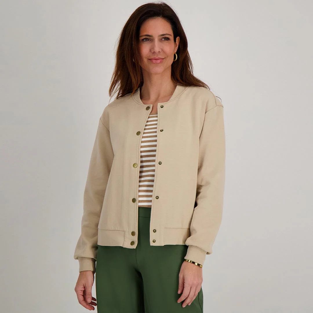 Bomber Veste | Sand - Image 10