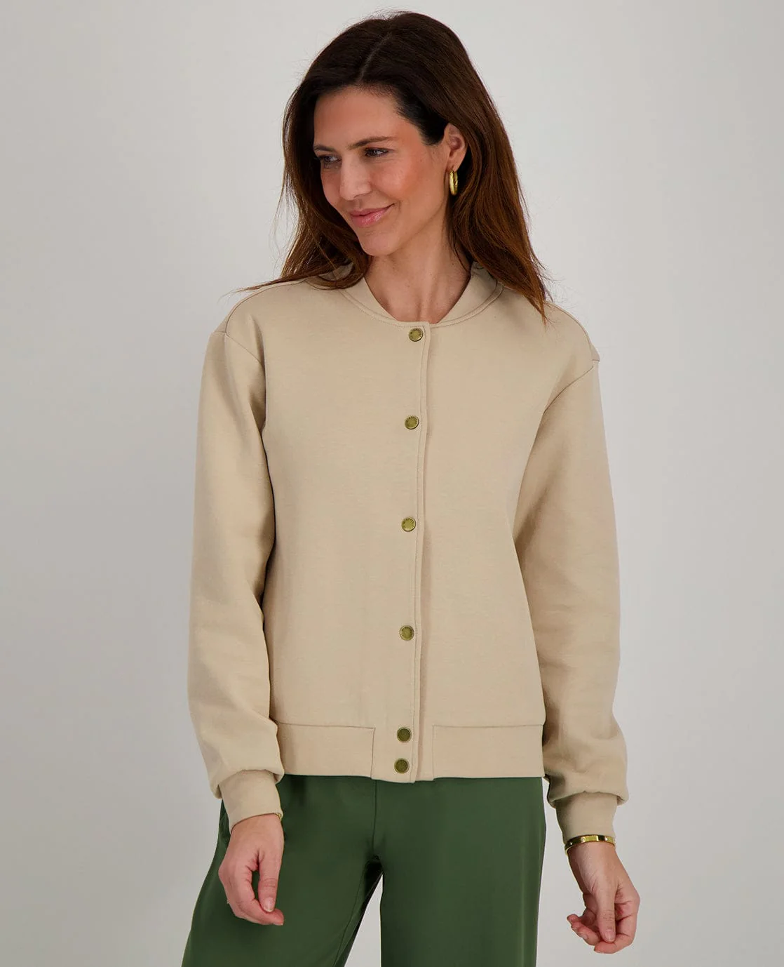 Bomber Veste | Sand - Image 3