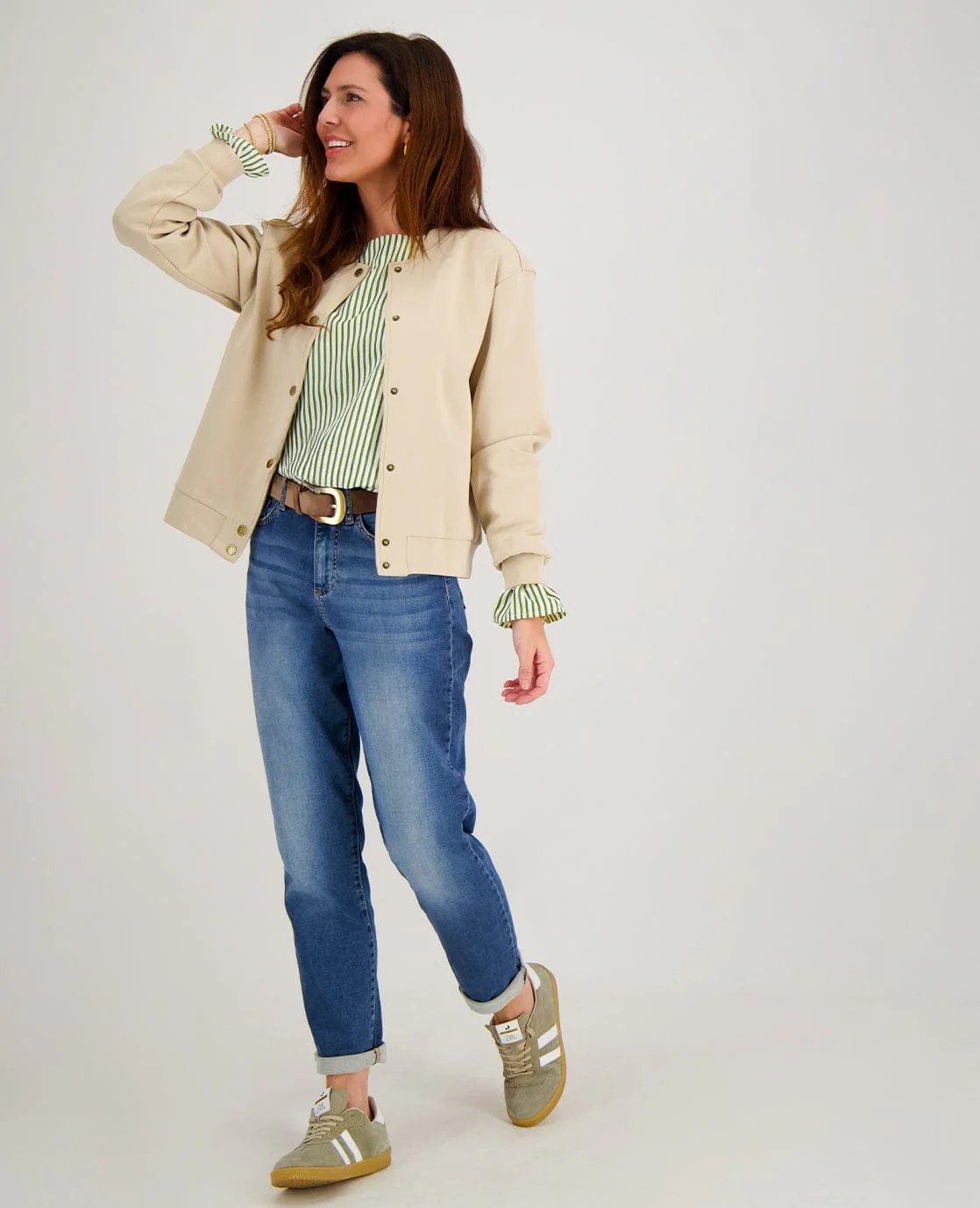 Bomber Veste | Sand - Image 9