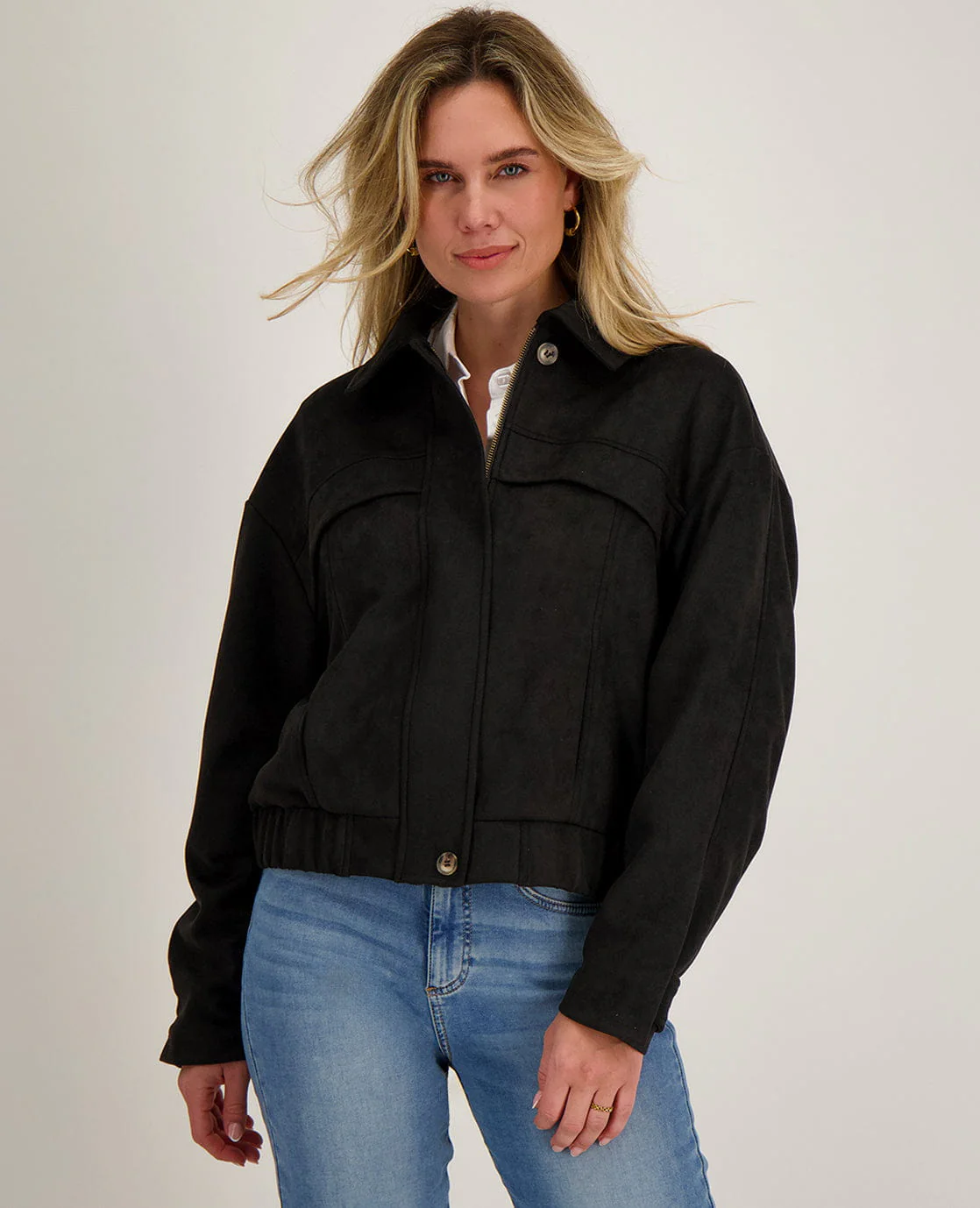 Coat Noëlle | Zwart - Image 3