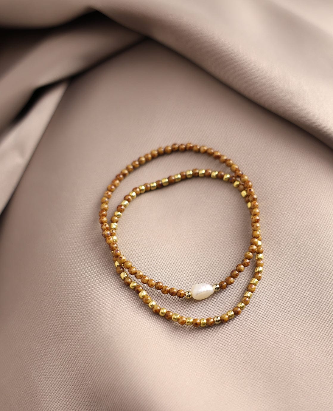 Bracelet Pearl | Hazelnut Brown - Image 2