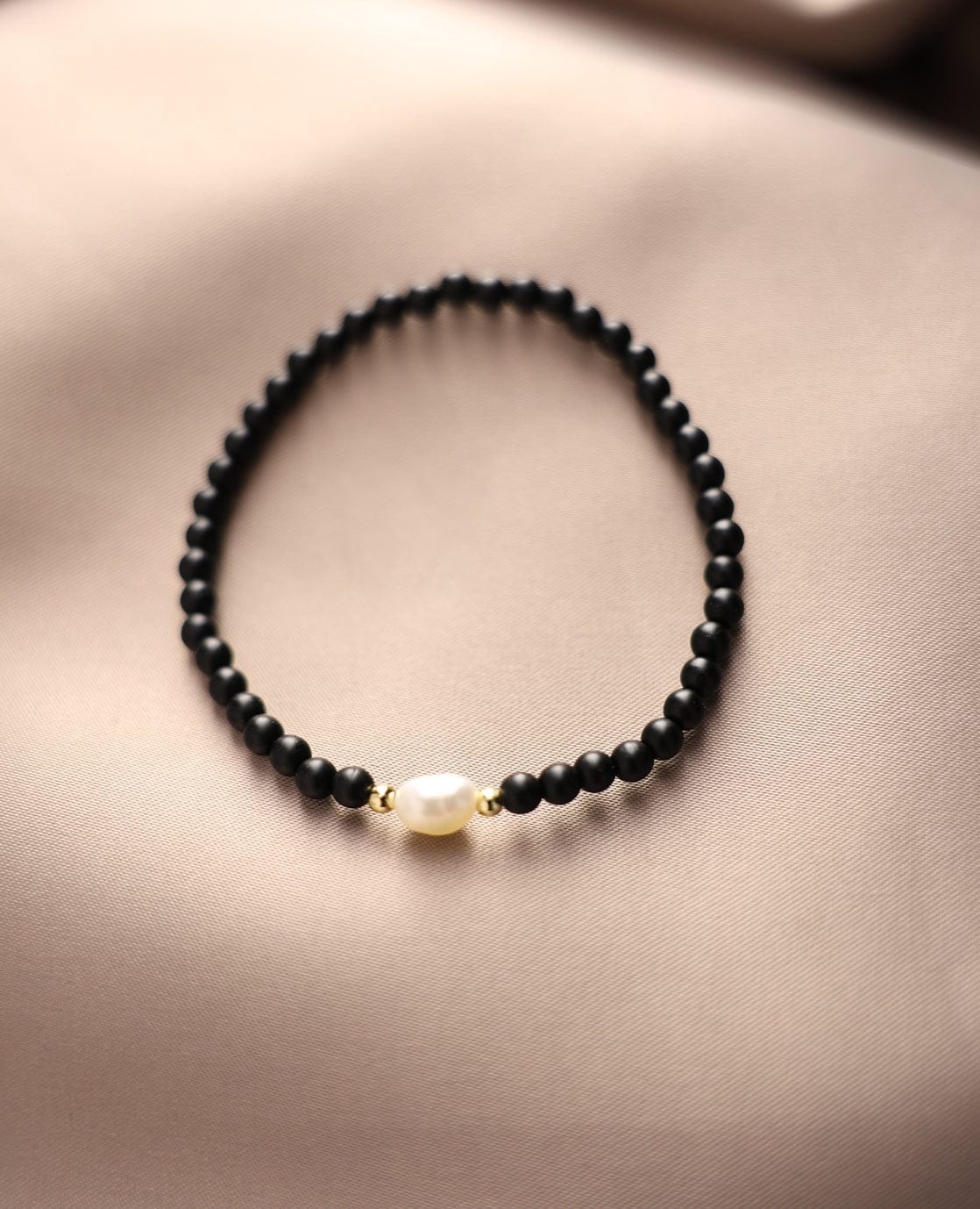 Bracelet Pearl | Zwart