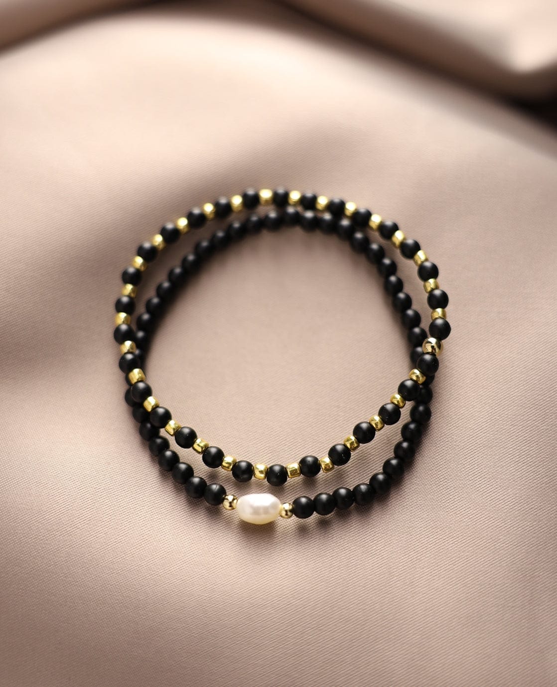 Bracelet Pearl | Zwart - Image 2
