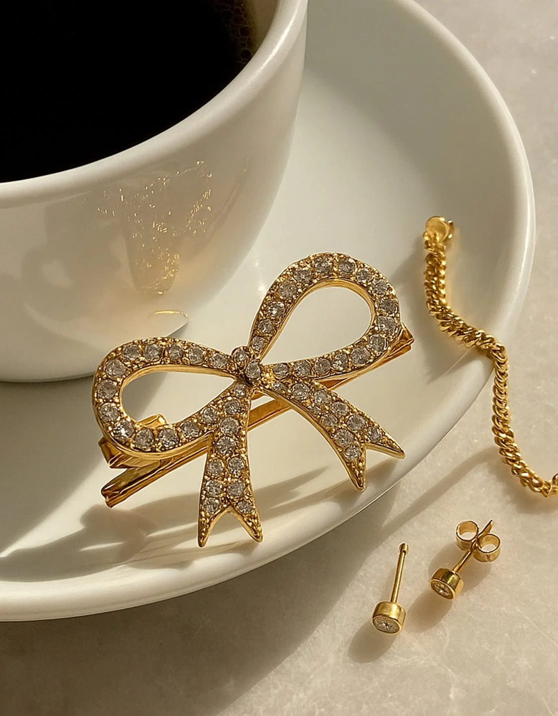 Broche | Goud/Zilver