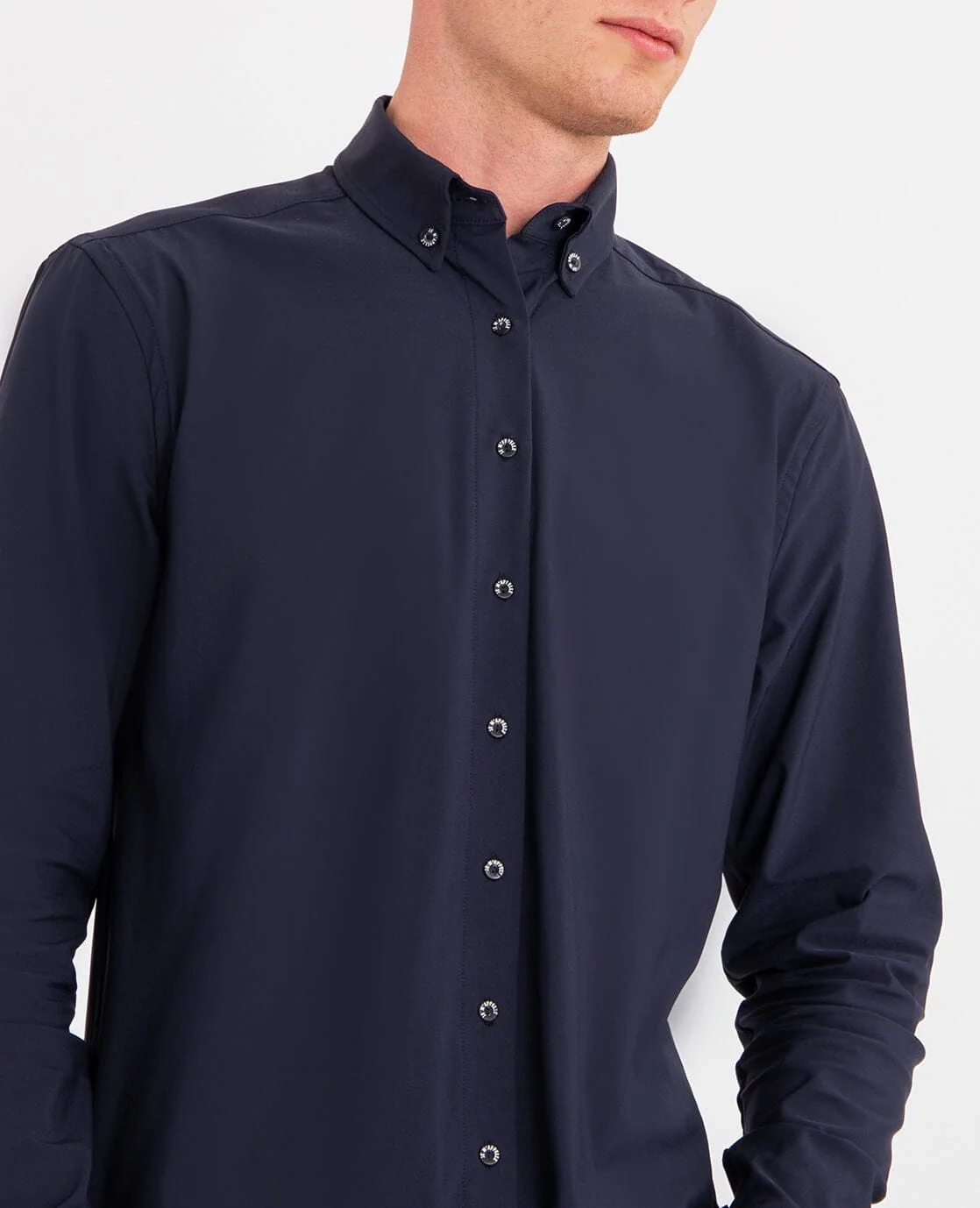 Button Down Shirt Homme Travel | Donkerblauw - Image 5