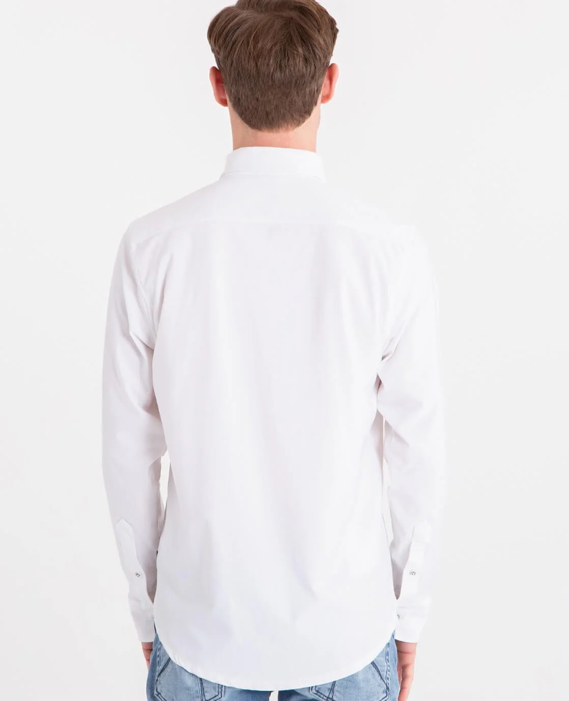 Button Down Shirt Homme Travel | Wit - Image 5