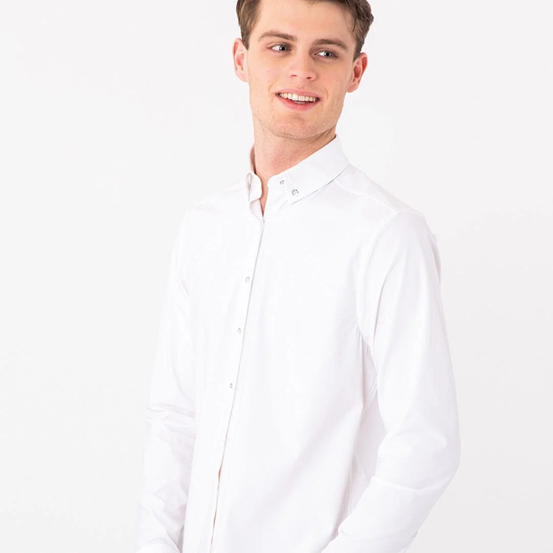 Button Down Shirt Homme Travel | Wit - Image 7