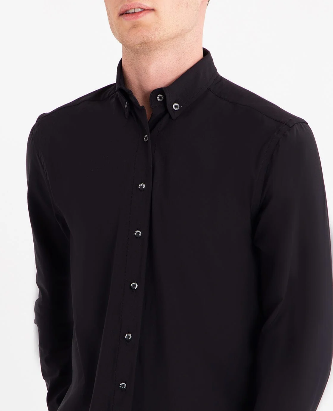 Button Down Shirt Homme Travel | Zwart - Image 2