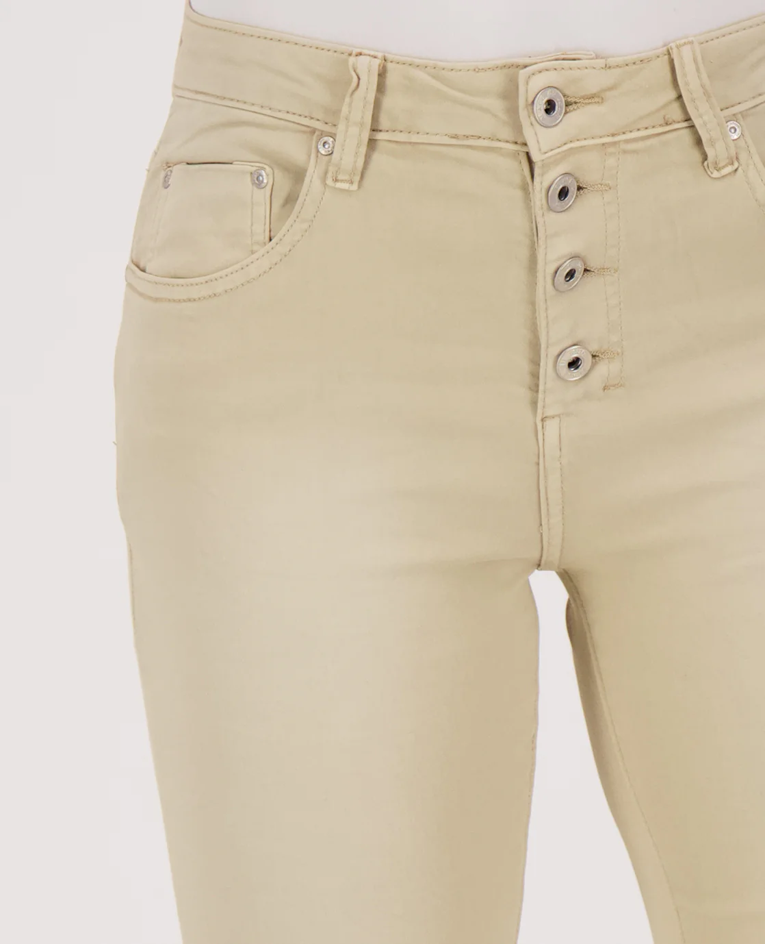 Capri Jogg Denim | Sand - Image 4